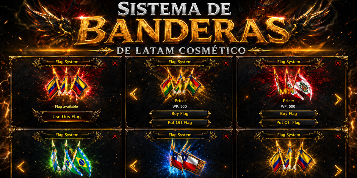 Banderas de LATAM