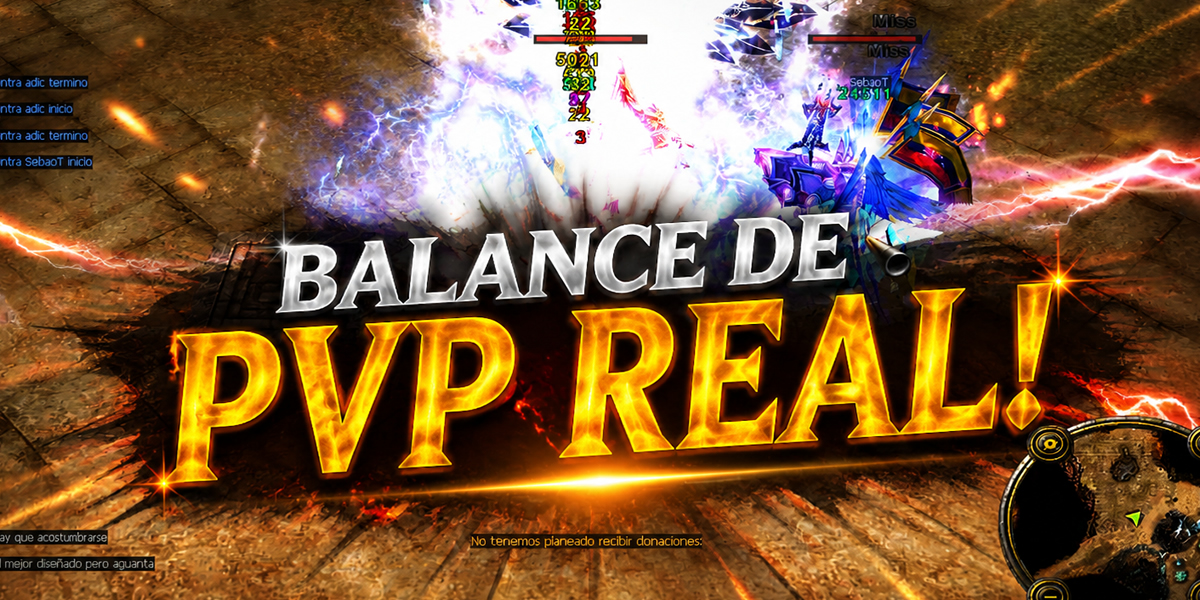 &iexcl;Balance de PVP REAL!